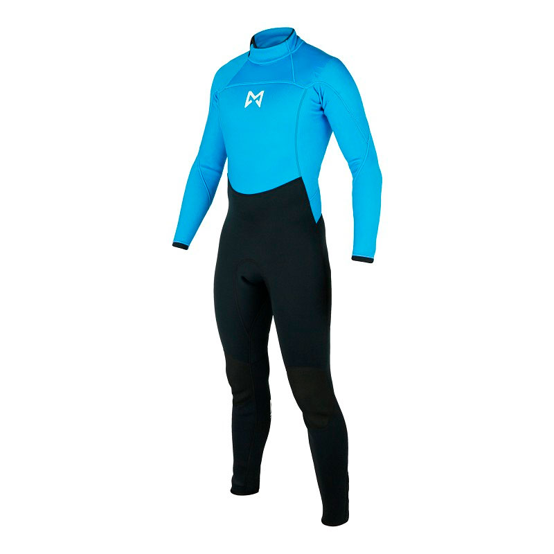 Magic Marine - Brand Fullsuit 3/2mm Bzip Flatlock Junior Blue - immagine 3
