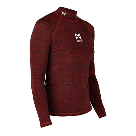Magic Marine - Cube Rashvest L/S Red - immagine 3