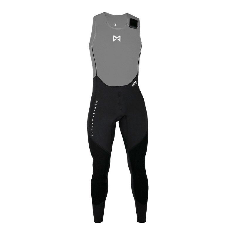 Magic Marine - Brand Long John 2mm Unisex Grey