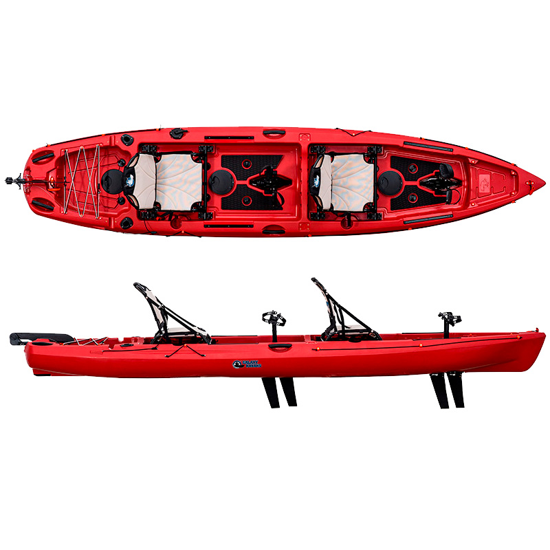 Galaxy Kayaks Hawaii Flipper Tandem - Kayak da Pesca a Pedali Biposto - immagine 40