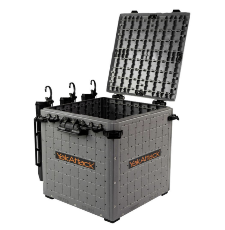 Yakattack BlackPak Pro Kayak Fishing Crate - 13" x 13" Battleship Grey - immagine 3