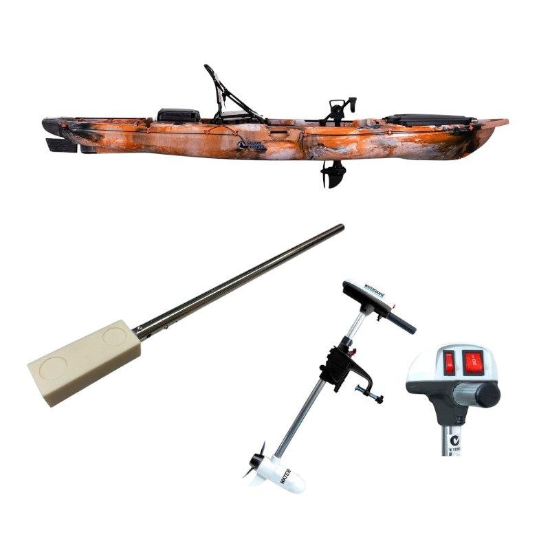 COMBO Galaxy Kayaks Supernova FX + Motore + Supporto motore