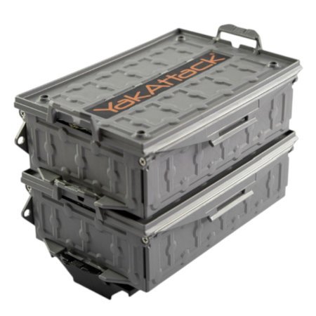 TracPak Combo Kit, Two Boxes and Quick Release Base, Battleship Grey