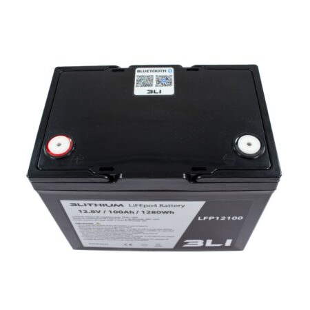 3Li Batteria LiFEpo4 12V 100Ah Bluetooth con caricabatteria - immagine 4