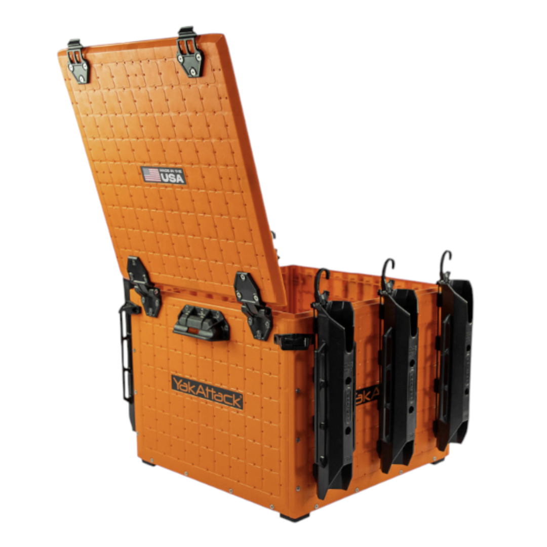 Yakattack BlackPak Pro Kayak Fishing Crate - 16" x 16" Orange - immagine 3