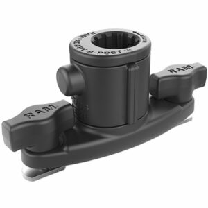 RAM Adapt-A-Post Dual T-Bolt Universal Track Base for Spline Posts