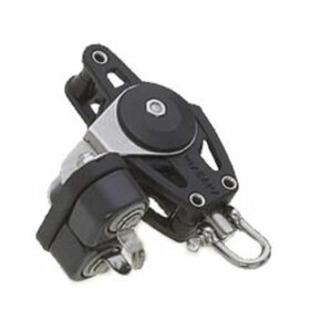 96.40 - Bozzello girevole con arricavo e strozzascotte in lega leggera su sfera 38Ø