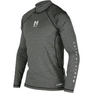 Magic Marine Cube Long Sleeve Rash Guard - Grigia