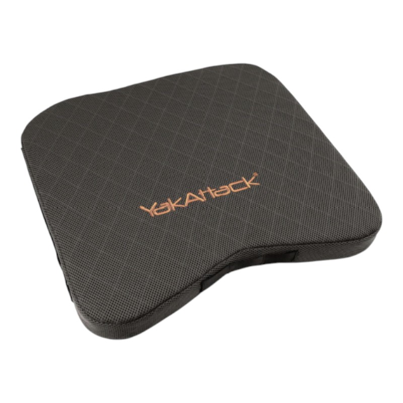 Hidyliu Cuscino Per Kayak E Canoa Con Ventose - 30x25x4,5 Cm, Nero, Antiscivolo, Ergonomico, Leggero (190g) - Accessorio Per Pesca
