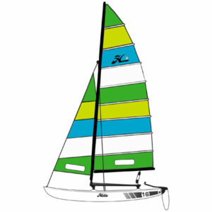 Gioco vele Hobie 16 Mistral
