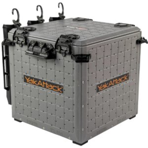 Yakattack BlackPak Pro Kayak Fishing Crate - 13" x 13" Battleship Grey
