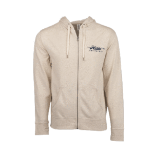 Felpa Hobie unisex Avorio Zip California logo