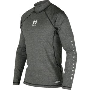 Magic Marine Cube Long Sleeve Rash Guard - Grigia
