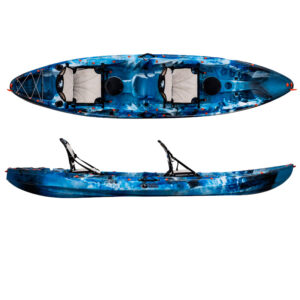 Galaxy Kayaks Tahiti Tandem 2/3 - Kayak 2/3 Posti da Pesca
