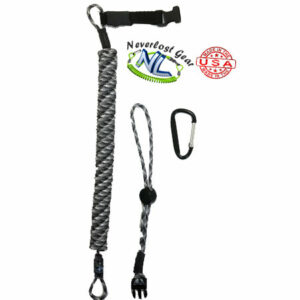 Rod Leash/Paddle leash with quick disconnect strap Urban Camo