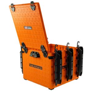Yakattack BlackPak Pro Kayak Fishing Crate - 16" x 16" Orange