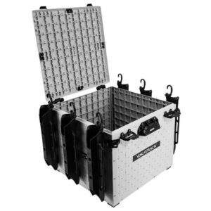 Yakattack BlackPak Pro Kayak Fishing Crate - 16" x 16" Overcast Grey